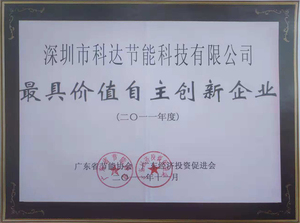 节电器最具价值自主创新企业